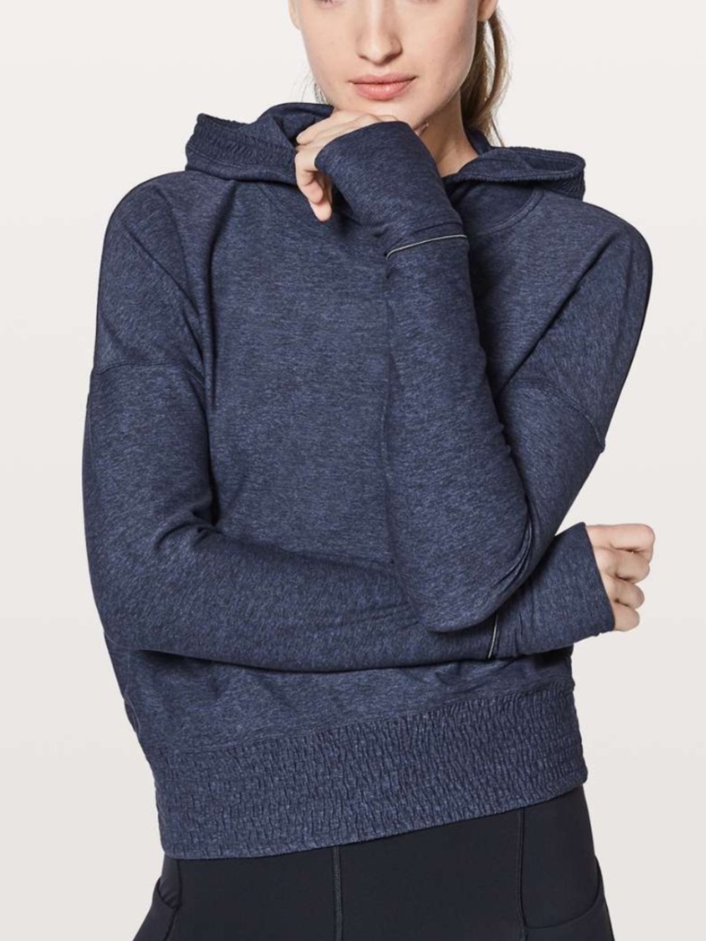 Lululemon Lead The Pack Heather Grey Hoodie